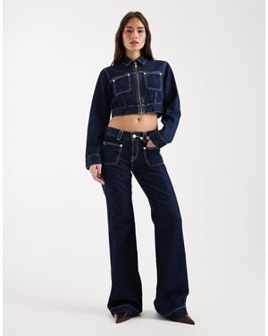 Tommy Hilfiger Sia Low Rise Bootcut Jeans Co-Ord - Blue