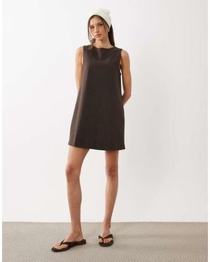 Cotton On Shift Mini Dress - Natural