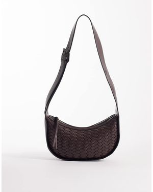 ASOS Weave Adjustable Sling Bag - Natural