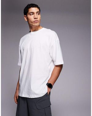 4505 Icon Oversized Cotton Quick Dry Training T-shirt - White