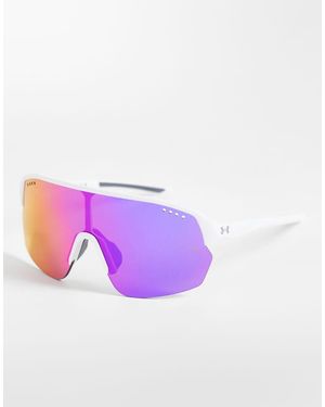 Under Armour Sunglasses Under Armour Gameday Mask Sunglasses With Lenses - Purple