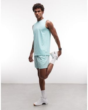 4505 Icon 13cm Quick Dry Training Shorts With Zip Pockets - Blue