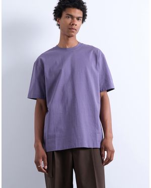 TOPMAN Oversized Fit T-shirt - Purple