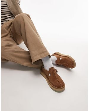 Clarks – solsbury – mules aus wildleder - Braun