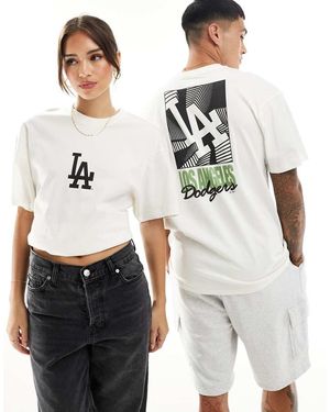 '47 Los Angeles Dodgers Spin Out Graphic T-Shirt - Natural