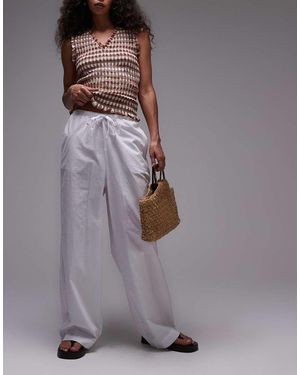 Rhythm Posie Gathered Trousers - Grey