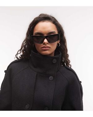 Monki Funnel Neck Jacket - Black