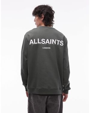 AllSaints Halcyon Crew Neck Sweatshirt - Grey