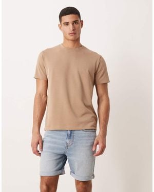 Calvin Klein Slim Denim Shorts - Blue