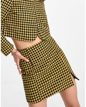 Extro & Vert Super Mini Skirt - Metallic