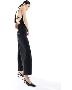 EDITED Backless Strappy Jumpsuit - White