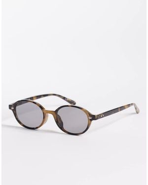 ASOS Oval Sunglasses - White