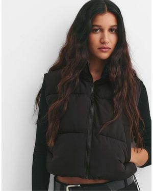 Pull&Bear Doudoune sans manches - Noir