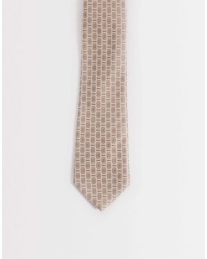 ASOS Vintage Geometric Tie - White