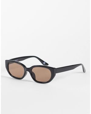 ASOS Angled Sunglasses - White