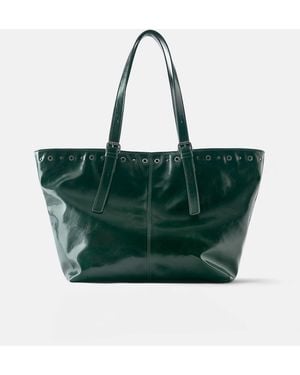 Pull&Bear Shopper-tasche mit nieten - Grün