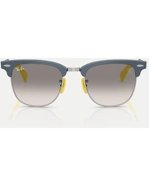 Ray-Ban Rb3807M Scuderia Ferrari Collection Square Sunglasses With Lens - Blue