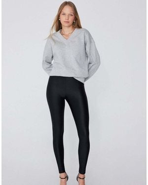 Tezenis Shiny Microfibre Leggings - Grey