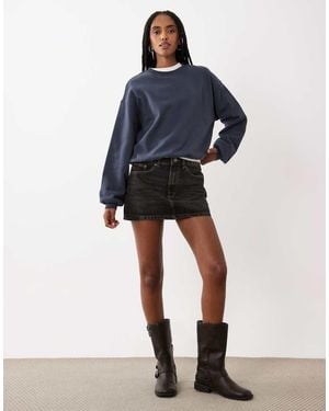 Cotton On Boxy Crew Neck Jumper - Blue