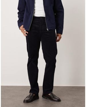 ARKET Cord Chino Pants With Tailored Waistband - Blue