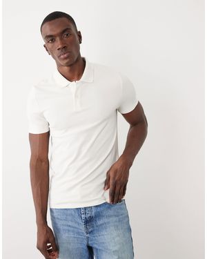 ASOS Essentials Muscle Fit Polo - Blue