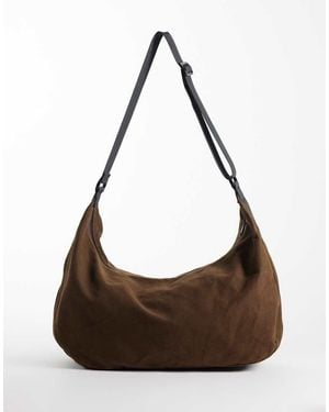 ASOS Canvas Crossbody Bag - Brown