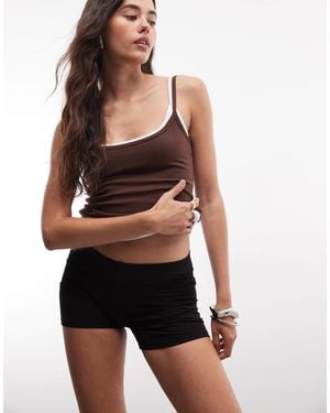 Monki – hotpants - Weiß