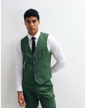 ASOS Slim Suit Waistcoat - Green