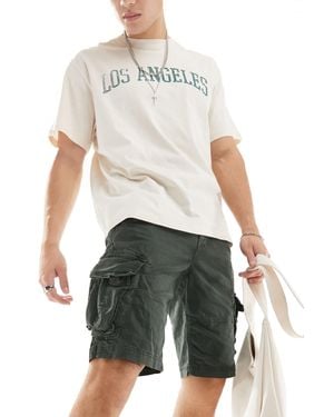 Superdry – core surplus goods – cargo-shorts - Weiß