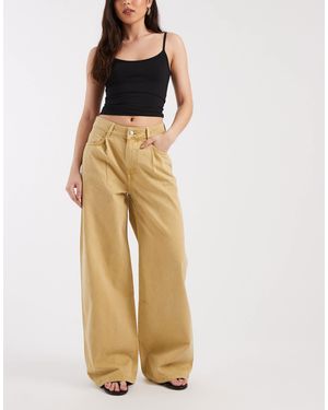 & Other Stories – elegante jeans aus reiner baumwolle - Natur