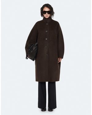 AllSaints Effie mantel - Schwarz