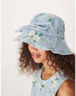 Sister Jane Beaded Bucket Hat Co-ord - Blue