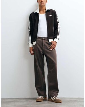 Jack & Jones Alex Twill Worker Trousers - Black