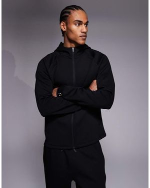 4505 Performance Zip Up Hoodie With Zip Pockets - Blue