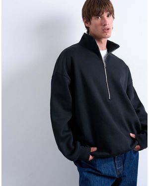 TOPMAN – hochwertiger oversize-pullover - Blau