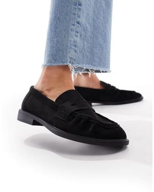 SEQWL Hershe Ruched Loafers - Blue