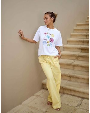 South Beach X misha grimes – strand-t-shirt - Natur