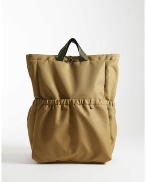 ASOS Canvas Backpack - Metallic