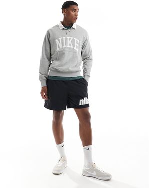 Nike Block 2.0 Logo Woven Shorts - Grey