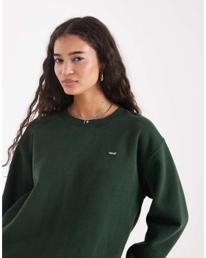 Levi's Sweatshirt With Small Batwing Logo - Green