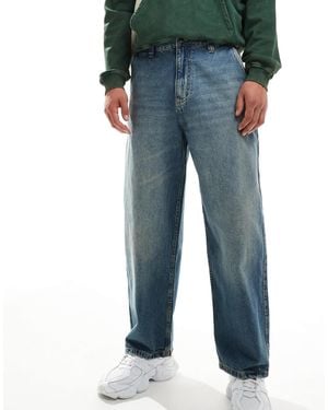 Pull&Bear Skater Fit Jean - Blue