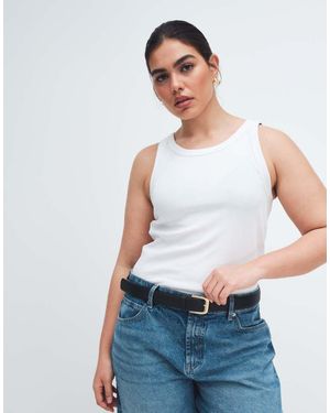 ASOS Curve Waist And Hip Belt - White