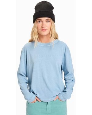 Quiksilver Essential Long Sleeve T-Shirt - Blue