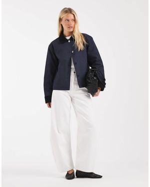 ASOS Contrast Corduroy Field Jacket - Blue