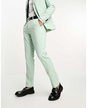 Jack & Jones Premium Super Slim Suit Trouser - White