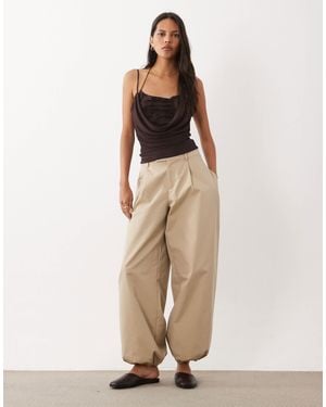 Mango Top caraco double épaisseur - Noir