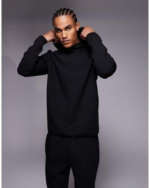 4505 Performanceoverhead Running Hoodie With Zip Pockets - Black