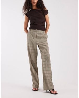 ASOS Tailored Slim Straight Pants - Brown