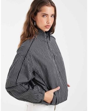 ASOS Oversized Track Jacket - Black