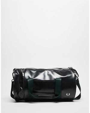 Fred Perry Bolso De Deporte Verde Nocturno Clásico De - Negro